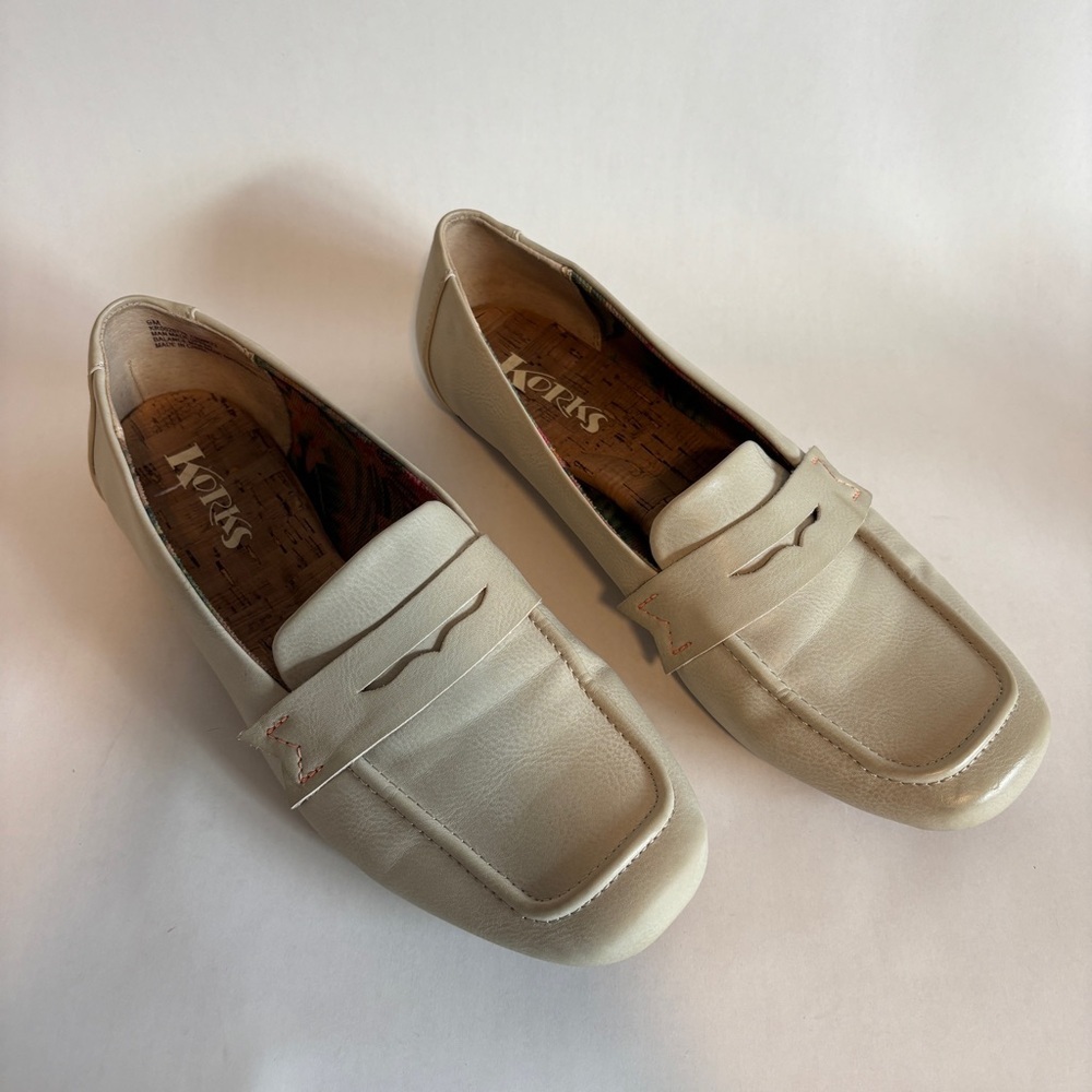 KORKS cream Posie‎ Penny Loafer size 9